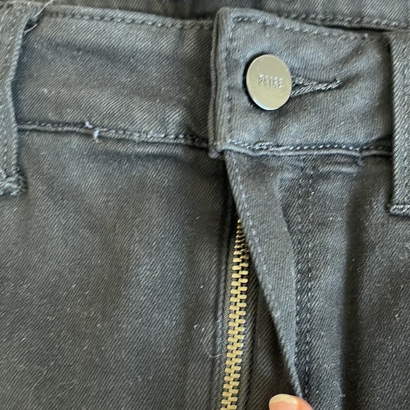 Paige Hoxton Skinny Jeans with Velvet Trim - Picture 5 of 9